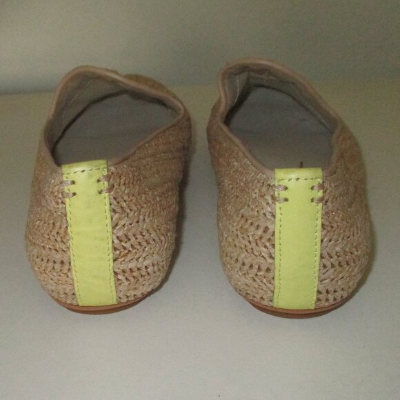 Dolci Vita Womens Tan Woven Pointy Ballet Flats NWOB - Size 6M - Picture 7 of 8